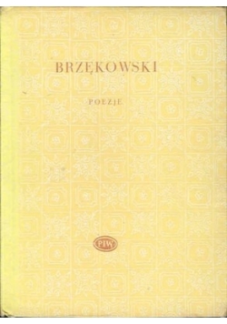 Brzękowski Poezje