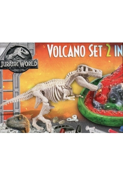 Volcano Set 2 in 1 Volcano&Trex Skeletonto Dig Kit Jurassic World