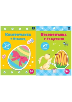 Kolorowanka Wielkanocna A4 z naklejkami MIX