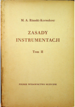 Zasady instrumentacji tom 2