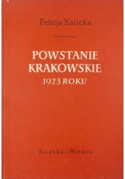 Powstanie Krakowskie 1923 roku