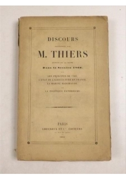 Discours Prononcé Par, 1867 r.