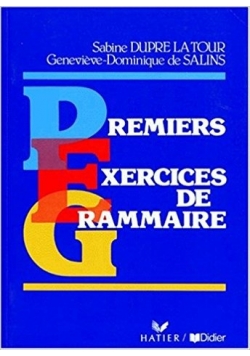 Premiers Exercices de Grammaire