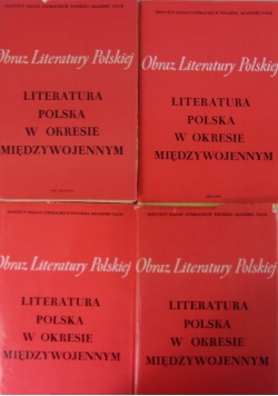 Literatura Polska w okresie międzywojennym, Tom I-IV