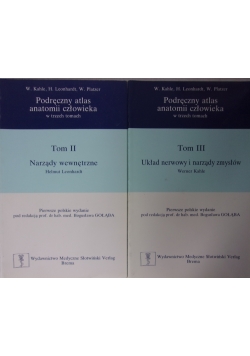 Podręczny atlas anatomii człowieka w trzech tomach. Tom II-III