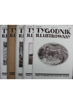 Tygodnik illustrowany 5 numerów 1931 r.