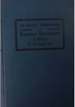 Bericht uber die Berhandlungen, 1911 r.