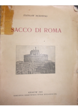 Sacco Di Roma 1923