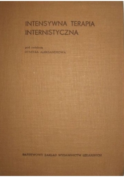Intensywna terapia internistyczna