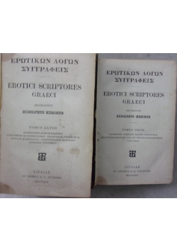 Erotici scriptores Graecei, Tom I i II