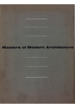 Masters of Modern Architecture