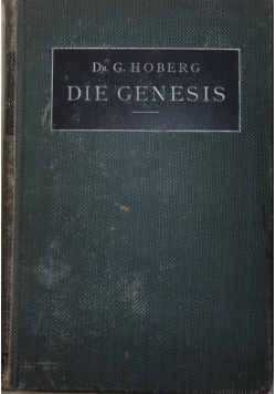 Die Genesis, 1908 r.