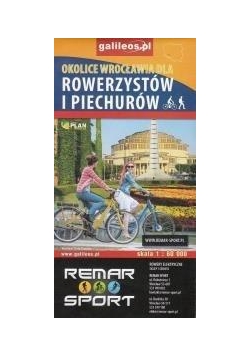 Mapa dla rowerzystów i piechurów-Okolice Wrocławia