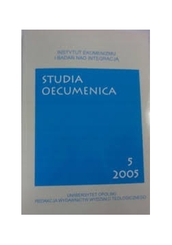 Studia Oecumenica 5