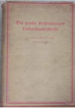 Die grose Heidelberger Liederhandschrift, 1909r.
