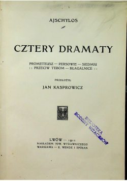 Cztery dramaty 1911 r.
