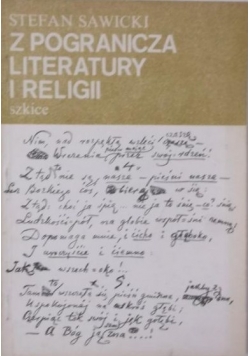 Z pogranicza literatury i religii Szkice