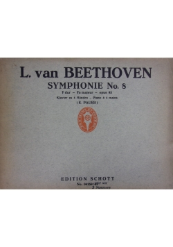 L. van Beethoven Symphonie No. 8