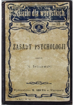 Zasady psychologji 1904 r.