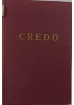 Dogmaty Credo, 1910 r.
