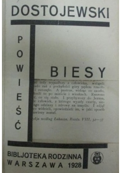 Biesy Tom II,1928r.