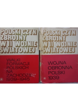 Polski czyn zbrojny w II wojnie światowej - t. I, II