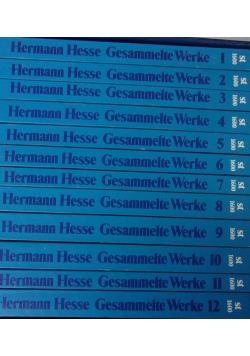 Hermann Hesse Gesmmelte Werke,zestaw 12  książek