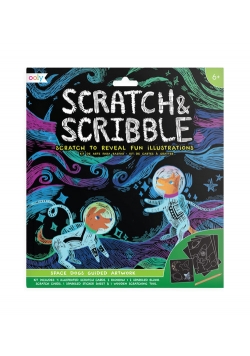 Zdrapywanki Scratch & Scribble Kosmiczne psy