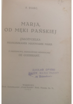 Maria od Męki Pańskiej 1927