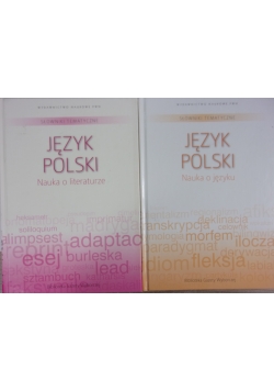 Słowniki tematyczne. Język polski. Zestaw 2 książek