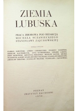 Ziemia Lubuska 1950r