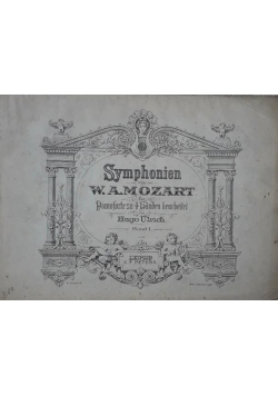 Symphonien von W.A. Mozart. Pianoforte zu 4 handen bearbeitet, Band 1