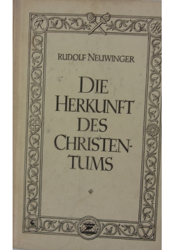 Die herkunft des Christentums, 1943r.