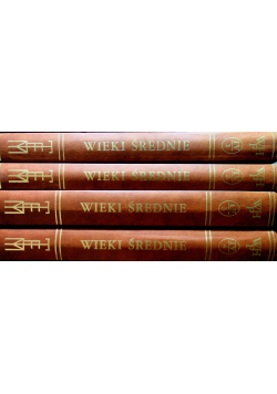 Wielka Historja Powszechna Tom IV reprinty z 1938 r  Wieki Średnie 4 części