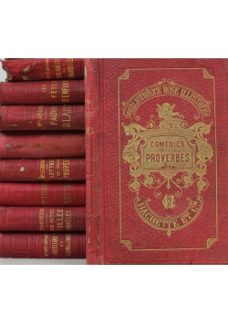 Bibliotheque Rose Illustree 9 tomów 1878 r.