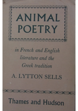 Animal poetry in French and English