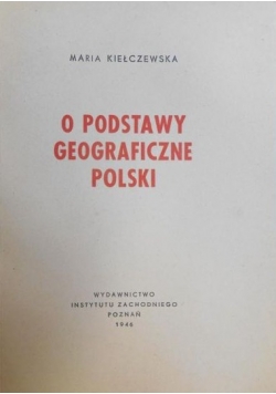 O podstawy geograficzne Polski 1946 r.