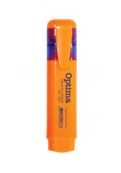 Zakreślacz Optima Textliner Fluo pomarańczowy 10 sztuk