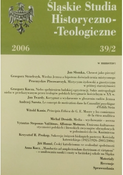 Śląskie Studia Historyczno - Teologiczne 39/2