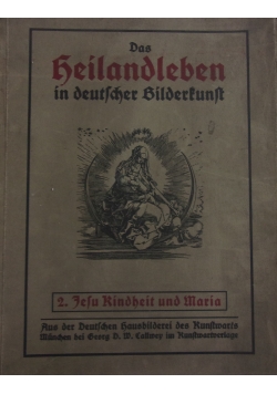 Das Heilandleben in deutscher Bilderkunst, ok. 1914 r. Zestaw 3 książek