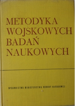 Metodyka wojskowych badań naukowych