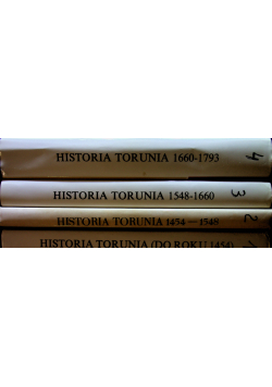 Historia Torunia 4 tomy