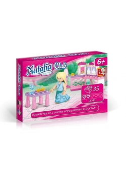 Klocki Natalia 35 elementów Pokój królewny