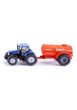 Siku Farmer - Traktor z jednoosiową cysterną S1945