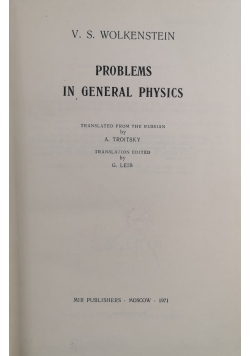 Problems in general physics
