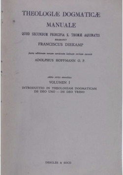 Theologiae Dogmaticae Manuale, 1946 r.