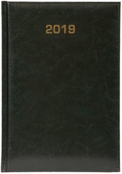 Kalendarz książkowy A5 dzienny 2019 Baladek zieleń