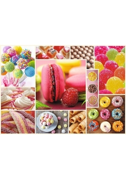 Puzzle Cukierki kolaż 1000