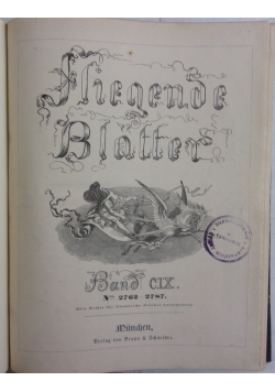 Fliegende Blatter, tom CIX
