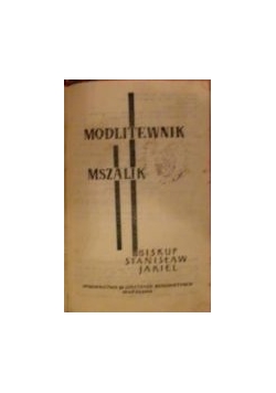 Modlitewnik-mszalik